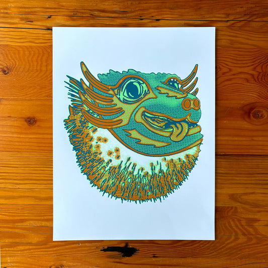 Pez Globo Clyde Print