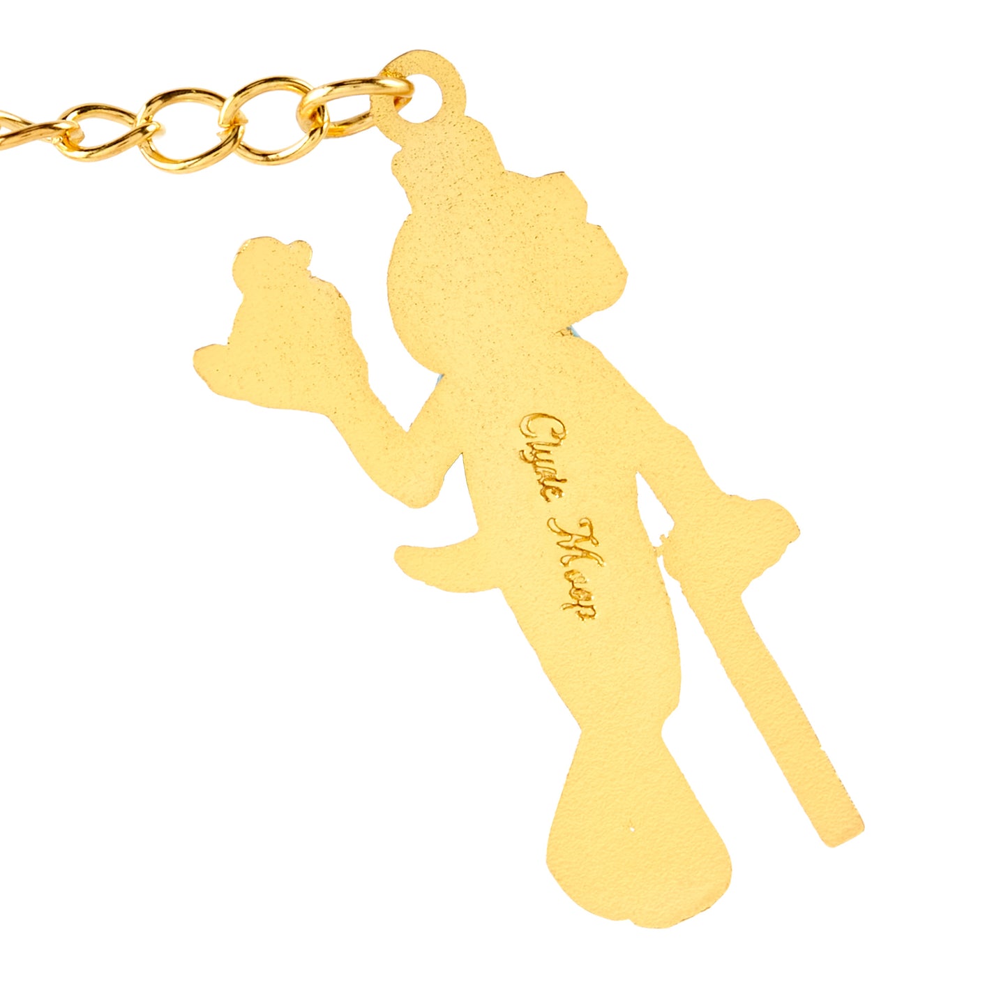 Clyde Moop Enamel Metal Keychain