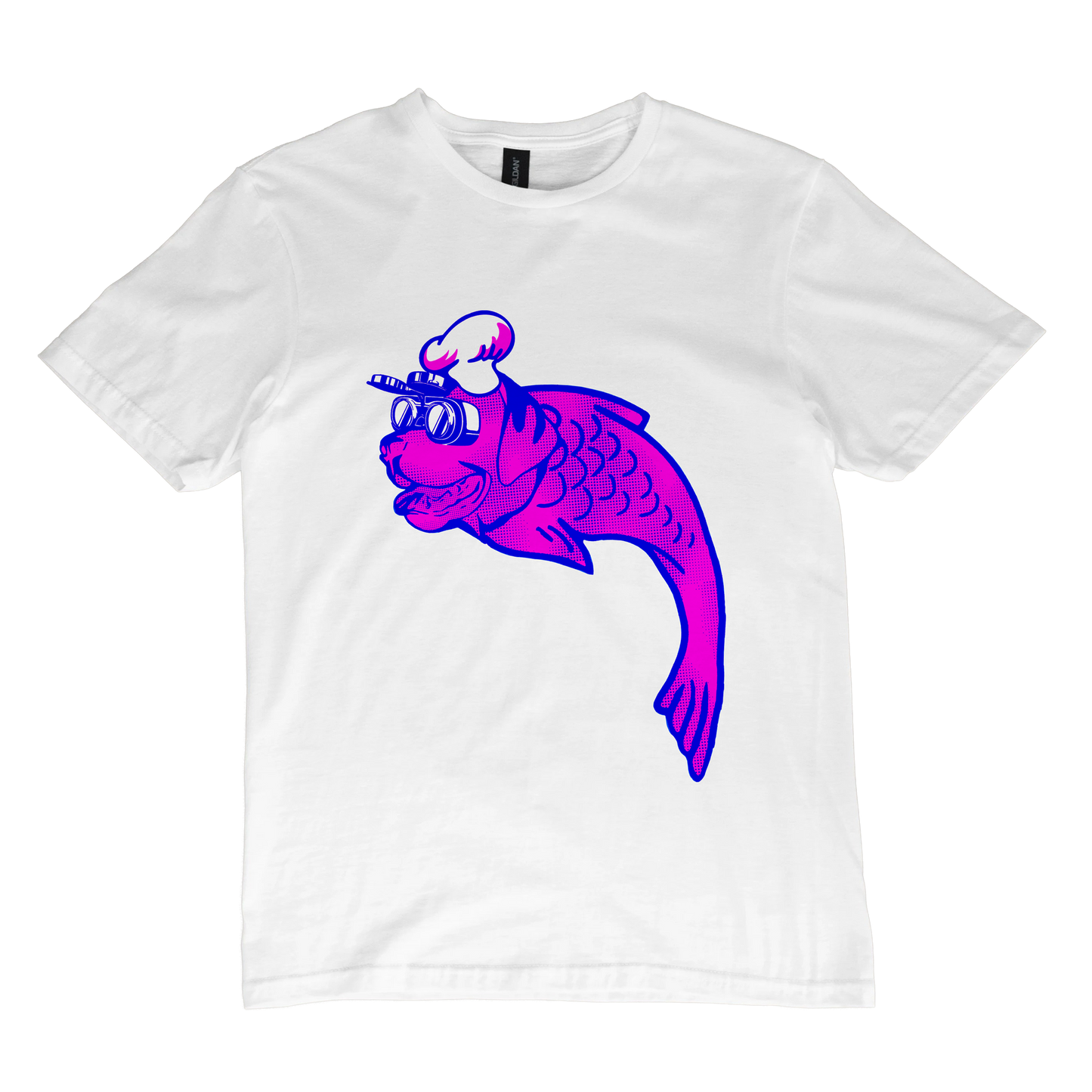 Clyde Chef Pink Fish T-Shirt